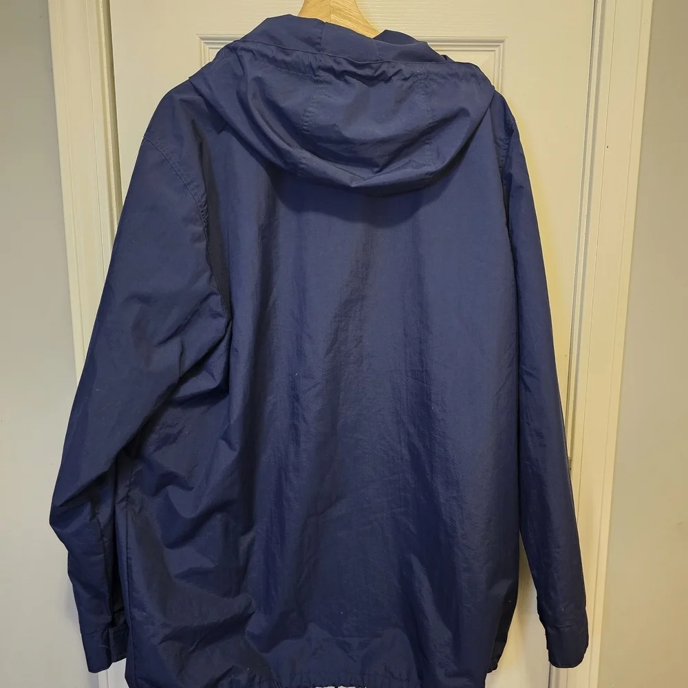 Vintage Hartwell ViaSport Men's Navy Raincoat